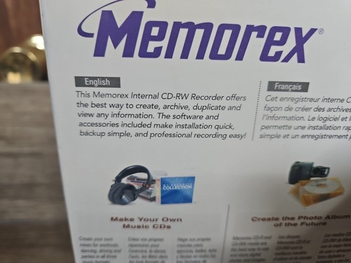 Memorex CD-RW Ultra Speed E-IDE Recorder Suite MRX523252A-J1-2 NEW - Afbeelding 6 van 11