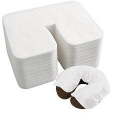 500 Piece Disposable Face Cradle Covers Luxurious Ultra Soft face cradle cove...