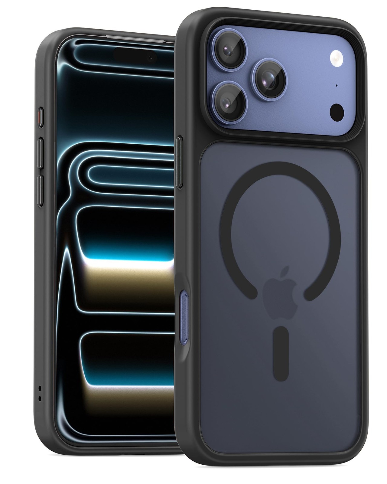 Coque Magnétique iPhone 17 Pro 6,3 Pouces Transparente Antichoc avec Protection Caméra Intégrée