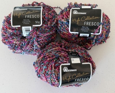 Austermann High Collection Fresco Yarn Multicolor 50g/80m 3 Balls