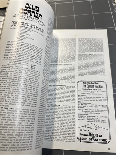 VINTAGE CAR MAGAZINE HOT ROD HOTROD MUSCLE CAR MOTOR RACING MANCAVE 1970s - Picture 4 of 19