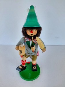 HOLZKUNST CHRISTIAN ULBRICHT Germany Wooden Incense Smoker HB Beer Oktoberfest