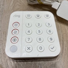 Ring 5AT2S7 2nd Gen White 19-Button Home Security System Wireless Alarm Keypad