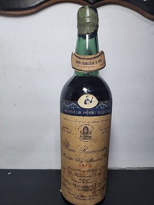  Vintage N.V. Henriques Rare Rainwater Madeira 1872 Solera (No Leaks)