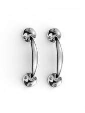 Bow Handle For Door Polished Chrome 152mm Twin Pack