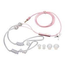 Air Tube Earbuds Ergonomic Radiation Free Noise Reduction Portable Binaural PQGF