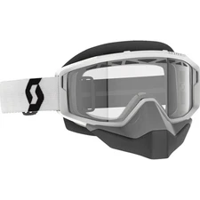 Scott Primal Snow Cross Goggles - White - Dual Lens - Clear 278606-0002043