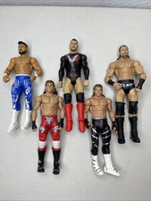 Lot Of  5 WWE Wrestling Basic Figures Shawn Micheals Dolph Ziggler