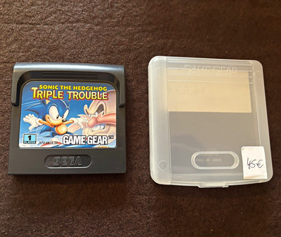 SEGA Game Gear  Sonic the Hedgehog, triple trouble  (1994), neu