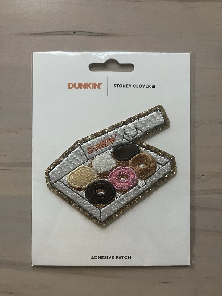 Stoney Clover Lane x Dunkin Donuts - Patch Set Of 4 - Iced Coffee Donuts - NEW - Image 3 of 4