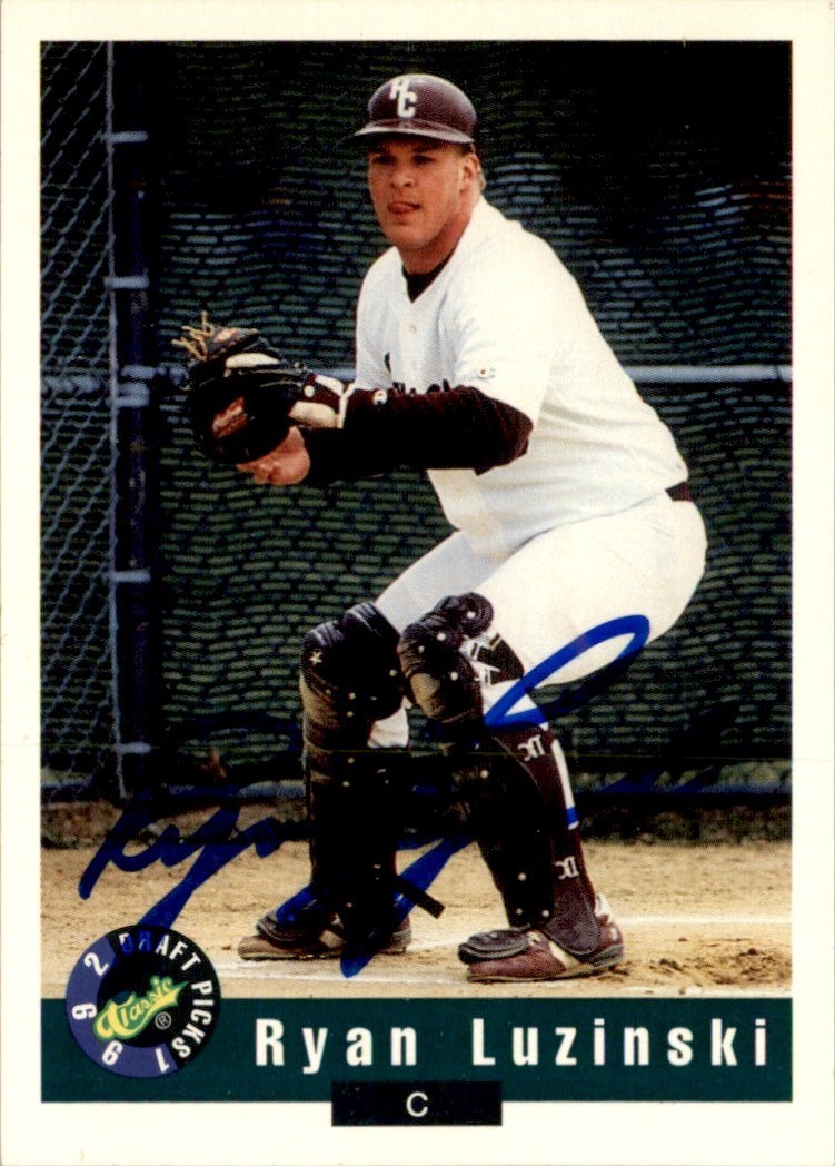 Ryan Luzinski 1992 Classic Draft Picks Auto #23 Los Angeles Dodgers