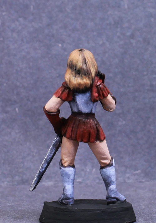 Bailarina de sombras femenina de metal pintado Ral Partha Dungeons and Dragons, RPG Foto 2 de 4