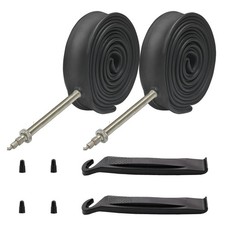 2 PCS Heavy Duty Bike Tubes 700x23/25C 23/25-622 Presta Valve 80mm