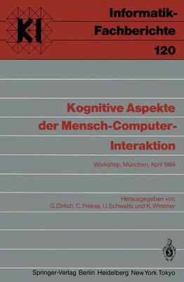 Kognitive Aspekte der Mensch-Computer-Interaktion | Gerhard Dirlich (u. a.)