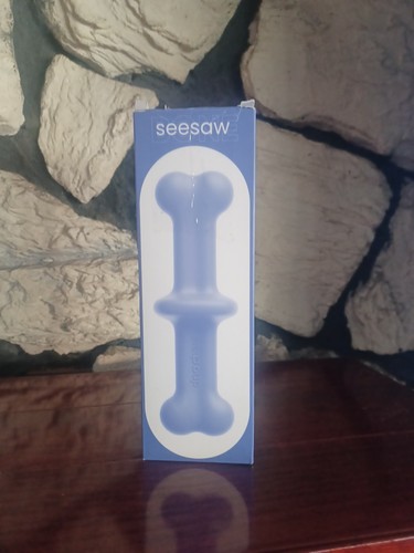 Dog Chew Bone for Aggressive Chewers, A Large Up to 25 lbs dog Seesaw-Blue - Picture 2 of 4