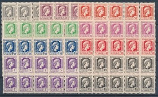 LT01687 Algeria Cerere blocchi di 4 MNH