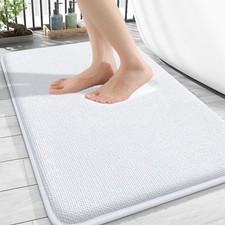 Thick Memory Foam Bath Mat Rug 30x20 Extra Soft Absorbent Bathroom Rug Quick ...