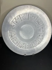 Arthur Armour Aluminum Zodiac Plate Mid Century Astrology Tray USA Hammered MCM