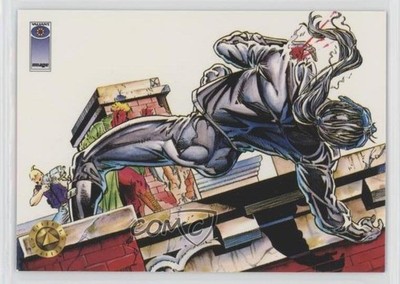 1993 Upper Deck Deathmate: Crossover Grifter Shadowman A Fallen Shadow #23 te2