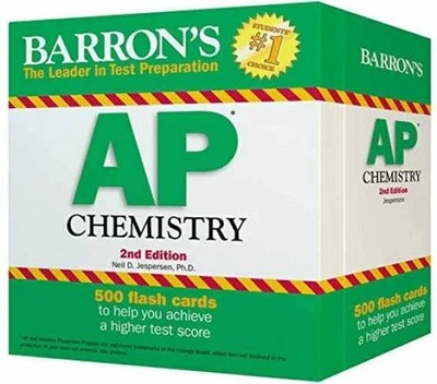 Barron's AP Chemistry Flash Cards 3rd Edition (500 Flashcards) Neil D. Jespersen