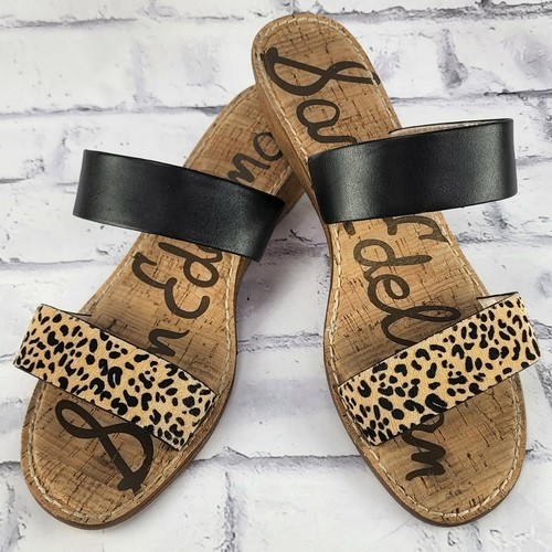 sam edelman leopard print sandals
