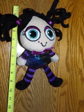 10" Dandee Metalic Purple Perfect Halloween Witch Doll Dan Dee Stuffed Plush Toy