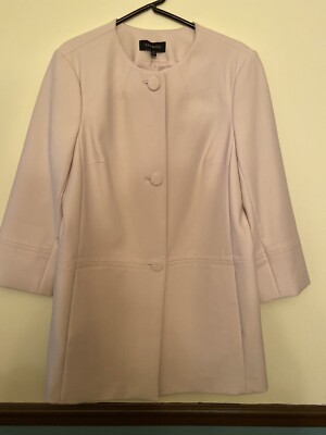 Talbots Button Pink Coat Size 10