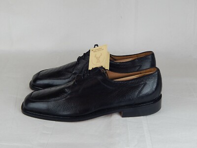Belvedere Florence Made Italy Black Ostrich Split Toe Mens  display picture 1