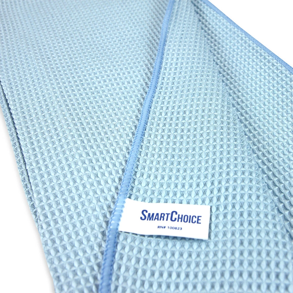 Paquete de 12 paños de limpieza de gofres de microfibra - 16 x 16 colores de tela sin pelusa Foto 4 de 4