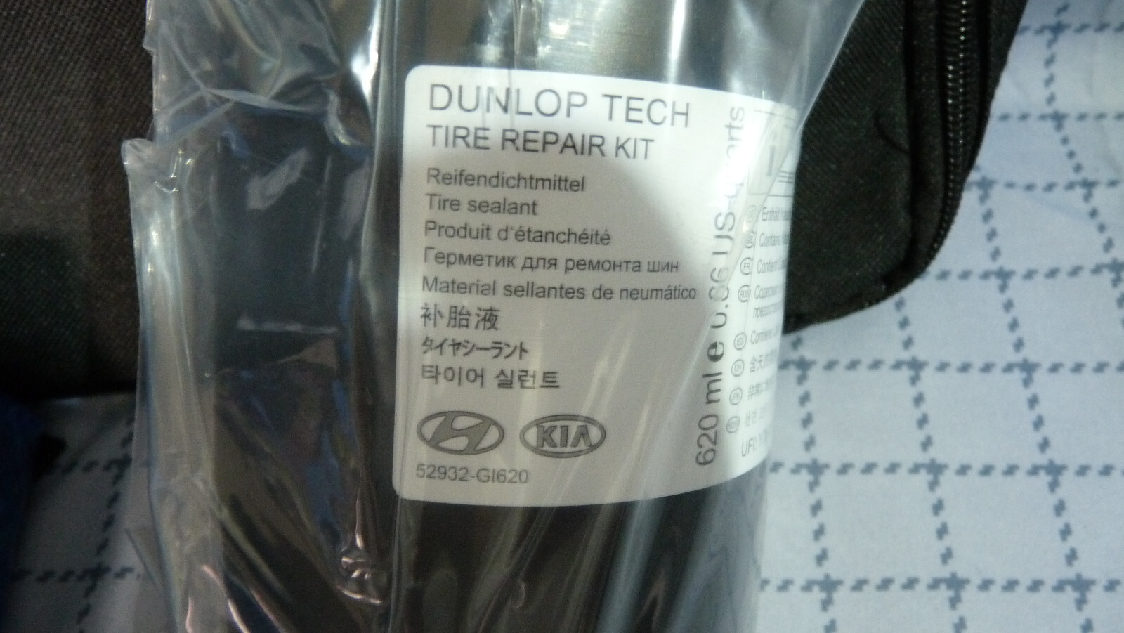 Hyundai/Kia Tire Mobility Kit Tire Inflator & Sealant 52933AA180, 52932GI620 eBay