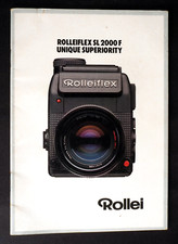 Original Rolleiflex SL 2000 F Guide 1982 Edition - Excellent