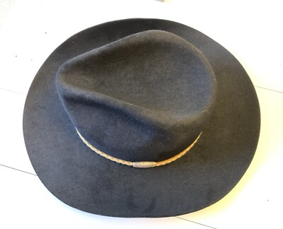 Marlboro Classics Vintage Cowboy Hat in 100% Merino Wool, 58cm L