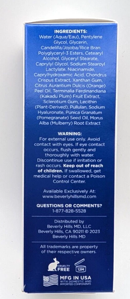 BEVERLY HILLS MD Suero Plump + Glow Vitamina C 1 fl OZ Foto 2 de 4