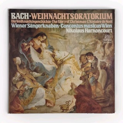 JOHANN BACH - 'Die Weihnachtsoratorium' 12'' Vinyl LP Record 1976 GERMAN PRESSING