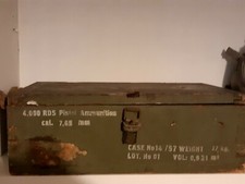 Cassa Per munizioni italiana legno 1963 BERETTA- e Tanti Accessori 