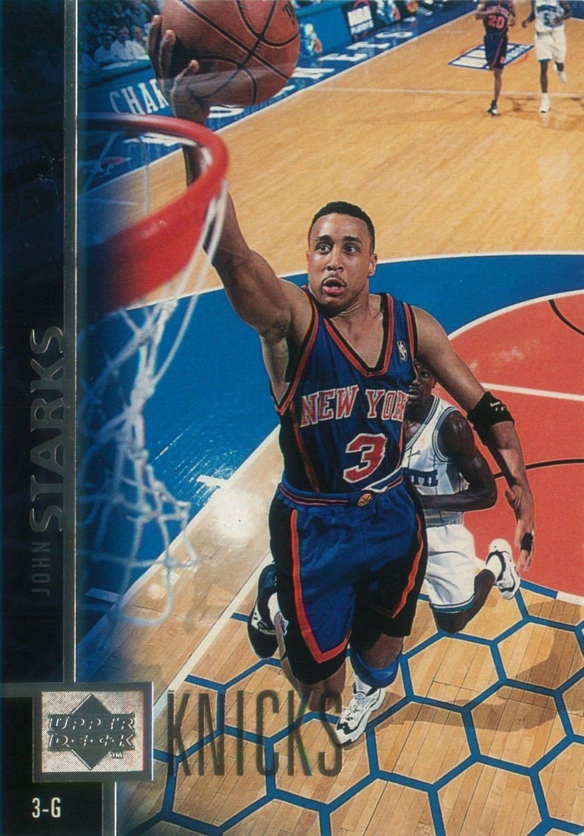 John Starks 1997-98 Upper Deck Basketball Card #86 New York Knicks