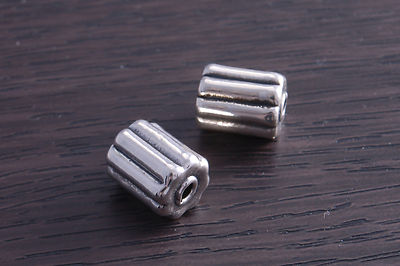 sold individually Sterling Silver Artistic Bead Swirl design 14mm DB4H