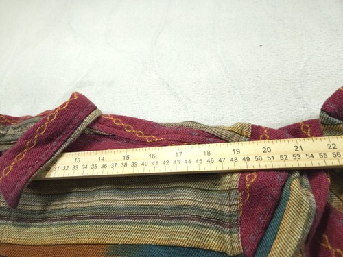 Vintage Territory Ahead Shirt Mens Large Red Aztec Southwestern Blanket - Picture 5 of 9