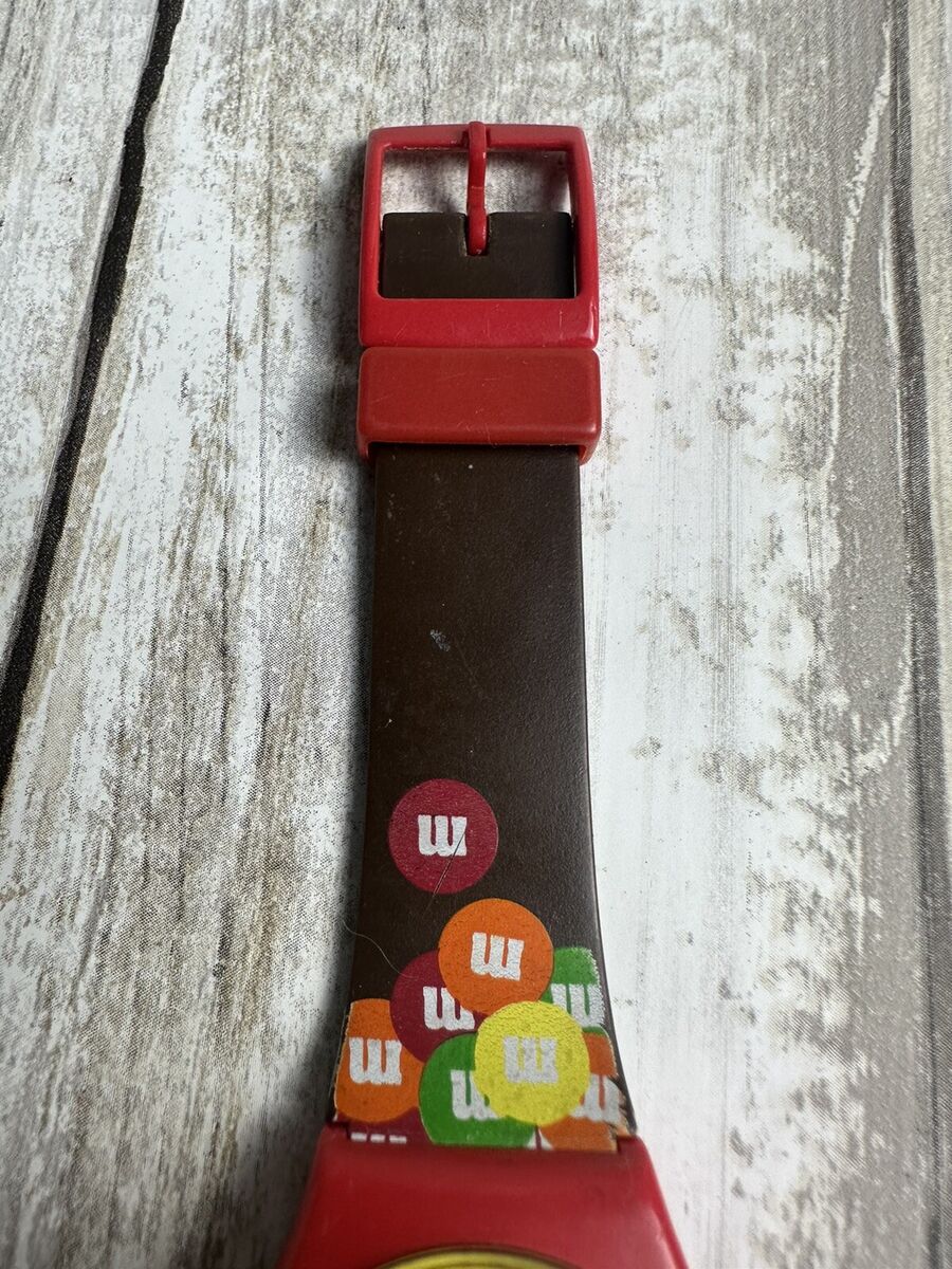 M&M Brand Collectors Quartz Colorful Watch With M&M Figure M&M Brand Collectors Quartz Colorful Watch With M&M Figure