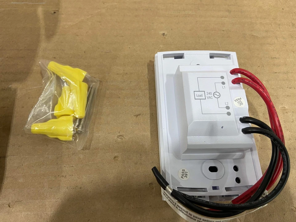 AUBE TH115-A-240S-B TERMOSTATO TÉRMICO ELÉCTRICO PROGRAMABLE 7 DÍAS 208-240v 205913 Foto 2 de 4