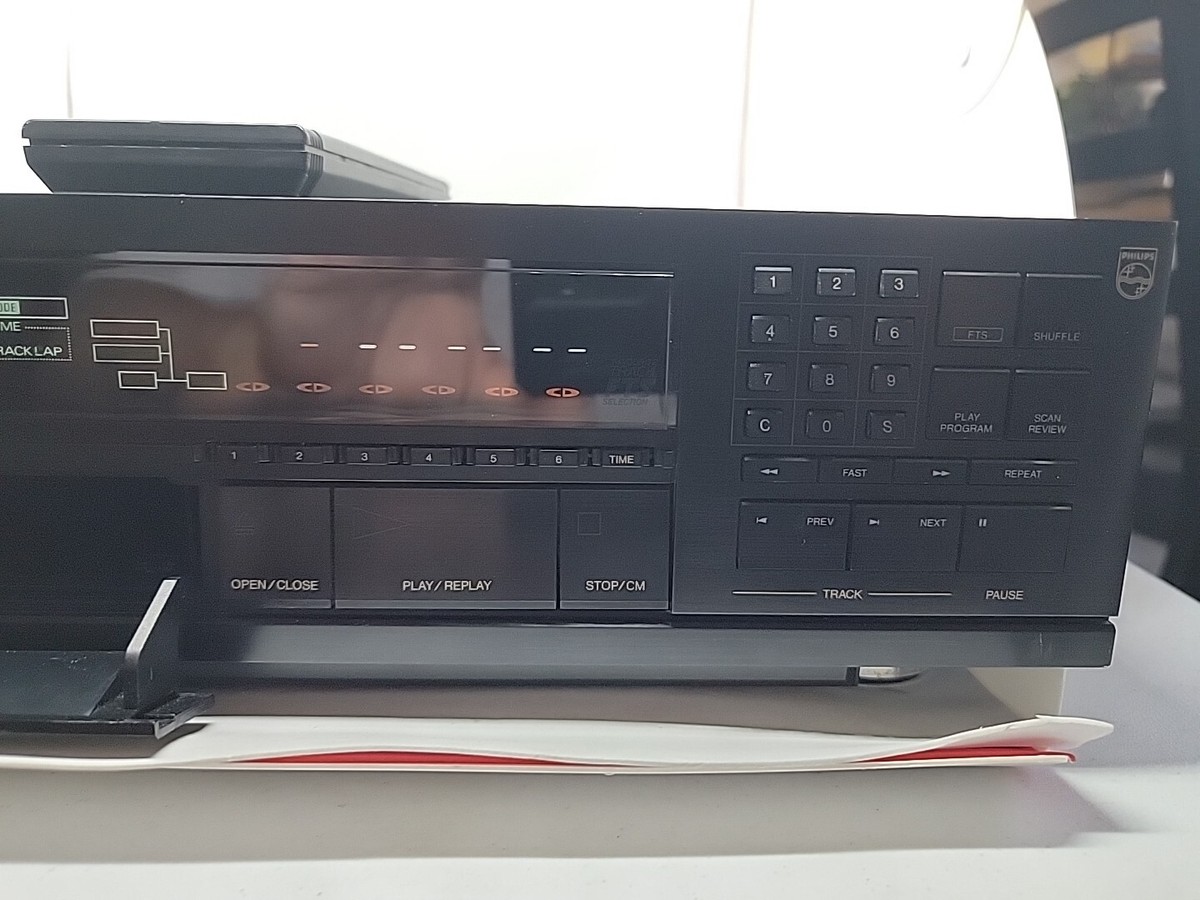 Philips CDC 875 6 Disc CD Player Changer No Cassette. w /remote | eBay