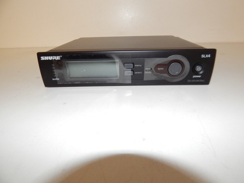 ^^ SHURE SLX4 WIRELESS RECEIVER- 470-494 MHZ - NEW? (ZWP36)