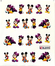 Nail Art Nagel Sticker Wasser Transfer Tattoo Mickey Minnie Mouse BLE495-2063