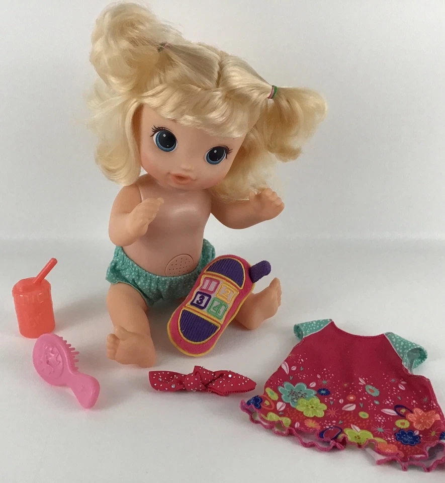Baby Alive Doll Potty Dance Baby Interactive 50+ Sounds Accessories Blonde #2 - Image 3 of 4