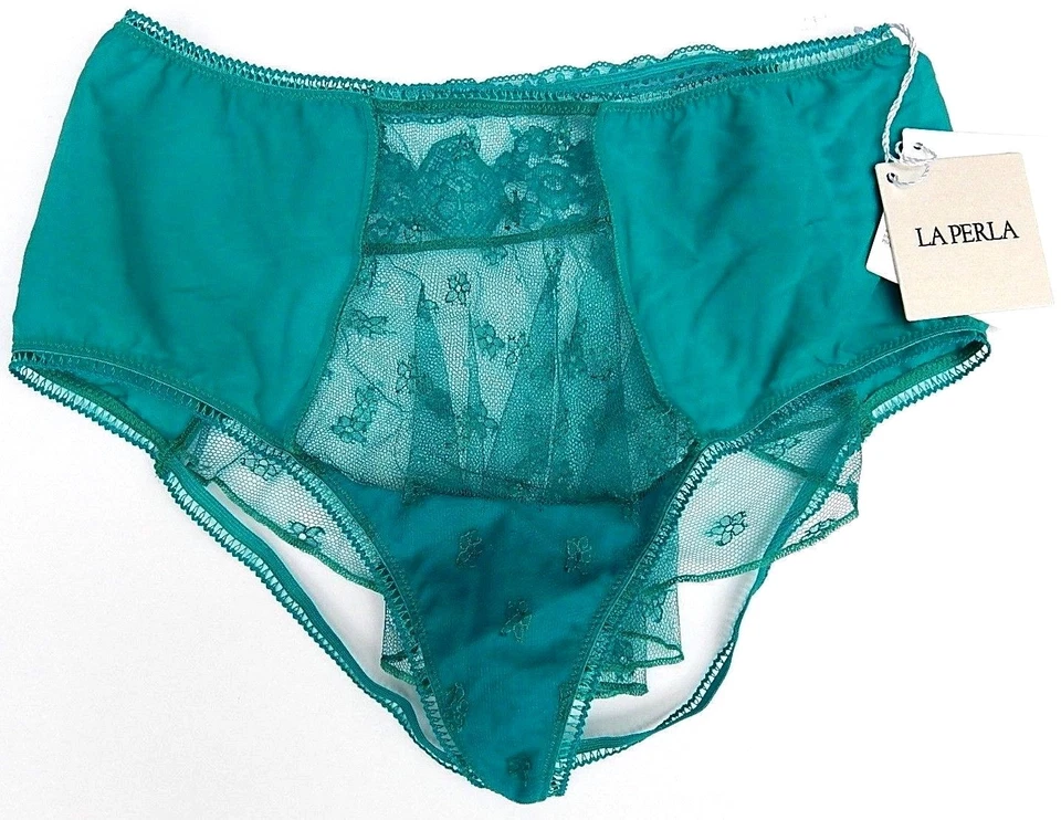 BIKINIS CON CORDONES LA PERLA SLDALSAREE CON PANEL DE ENCAJE talla 2(IT)S NUEVOS $158 AUTÉNTICOS Foto 2 de 2