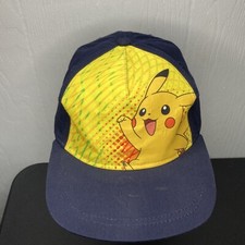 Pokemon Hat Youth Snapback Blue/Yellow Pikachu