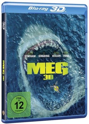 Blu-ray/ MEG - 3D - mit Jason Statham & Ruby Rose !! NEU&OVP !!