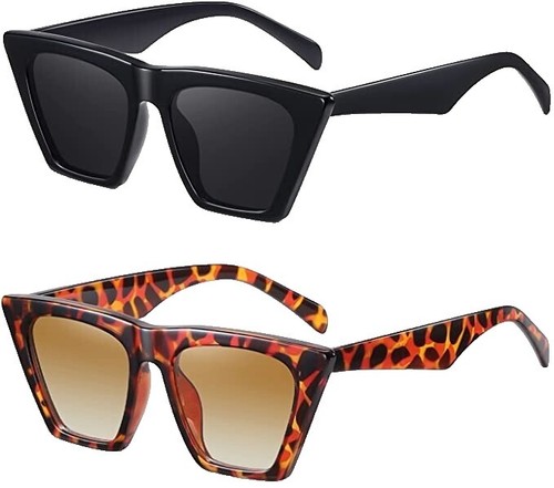 Triangle Cat Eye Sunglasses Women Rimless Crystal Cat Eye