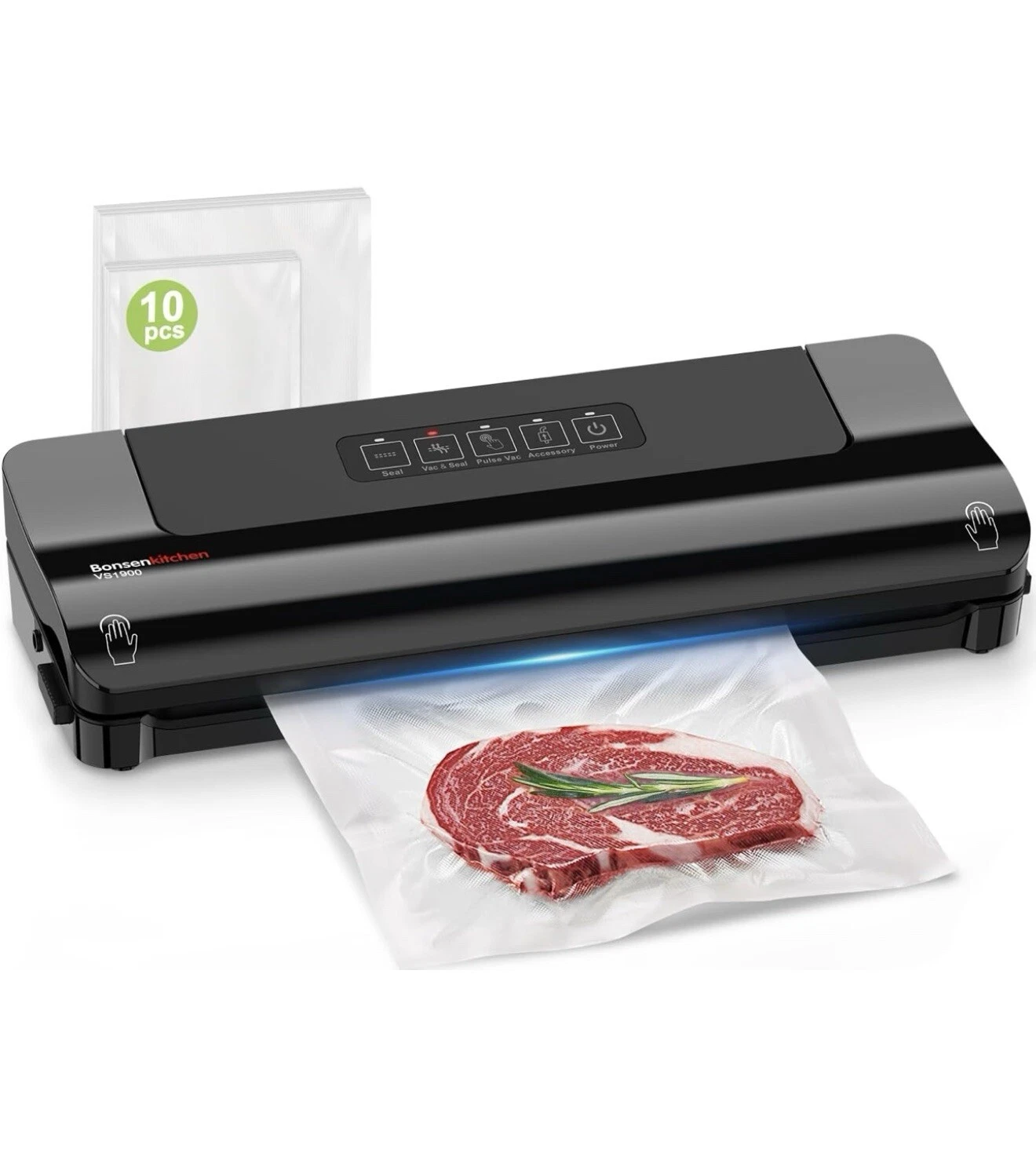 Bonsenkitchen Vacuum Sealer Machine Multi-Functional Food Sealer