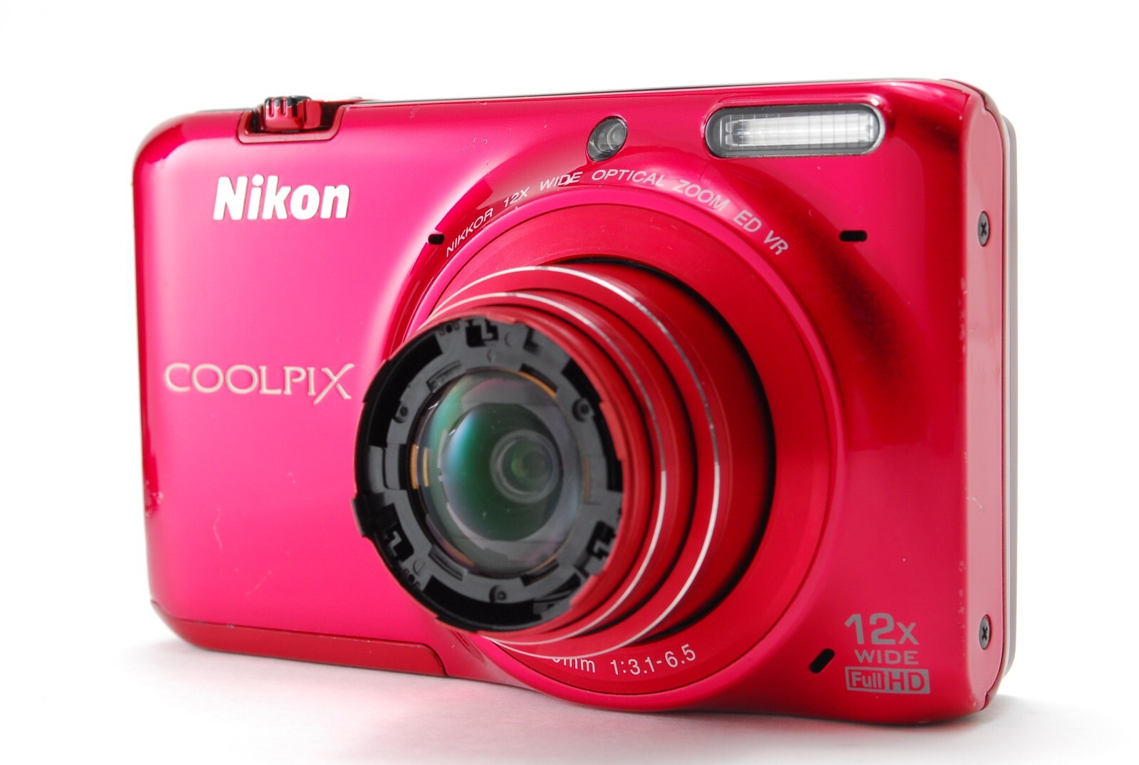 Nikon COOLPIX S6500 16.0MP Digital Camera - Red for sale online | eBay